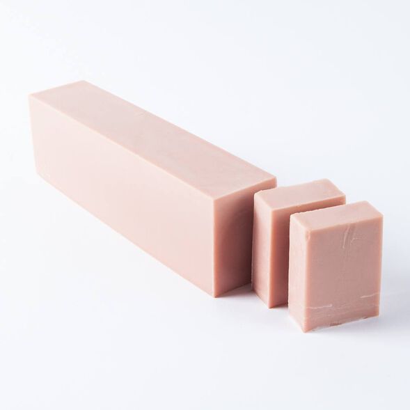 Side of a Tall 12 inch Silicone Loaf Mold for Soap Making